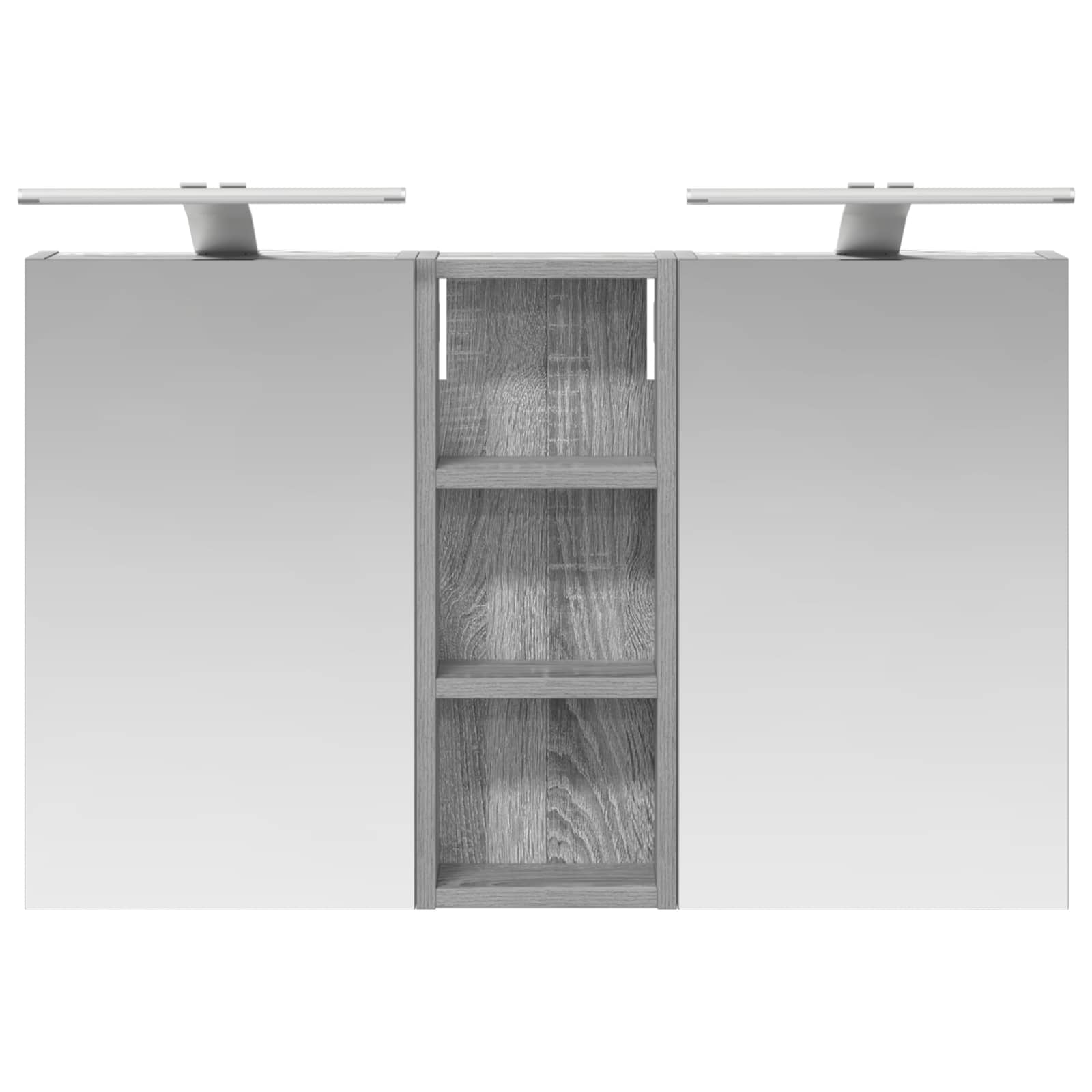 Set di Armadi da Bagno con lo scaffale 3 pcs 80 x 10,5 x 50 cm | homemem39