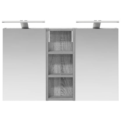 Set di Armadi da Bagno con lo scaffale 3 pcs 80 x 10,5 x 50 cm | homemem39