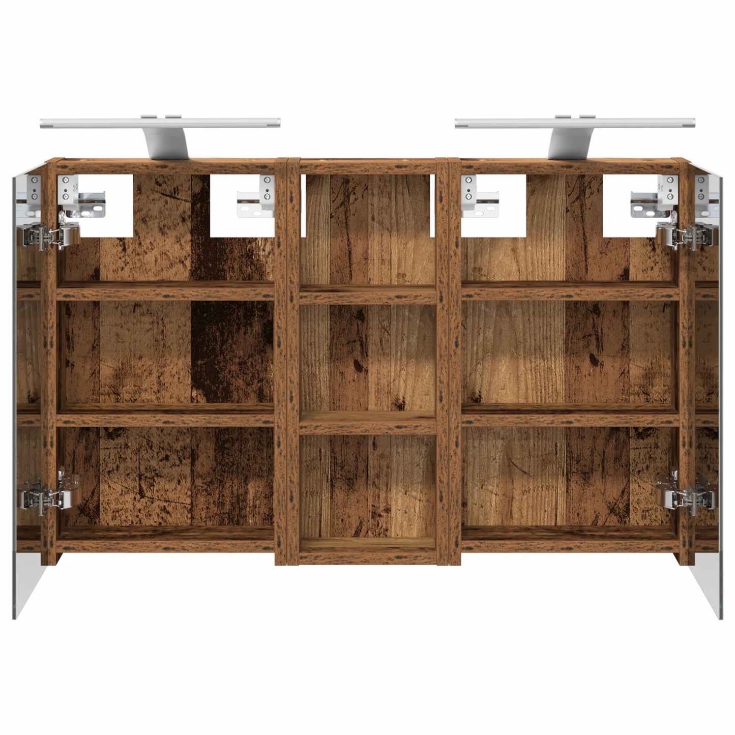 Set di Armadi da Bagno con lo scaffale 3 pcs 80 x 10,5 x 50 cm | homemem39