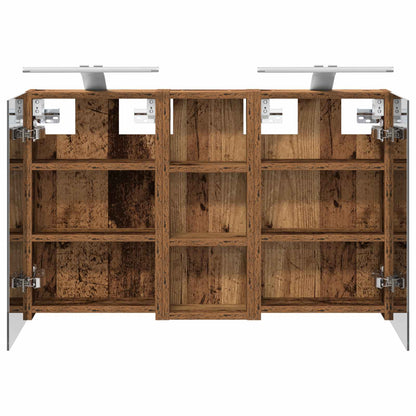 Set di Armadi da Bagno con lo scaffale 3 pcs 80 x 10,5 x 50 cm | homemem39