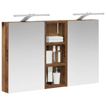 Set di Armadi da Bagno con lo scaffale 3 pcs 80 x 10,5 x 50 cm | homemem39