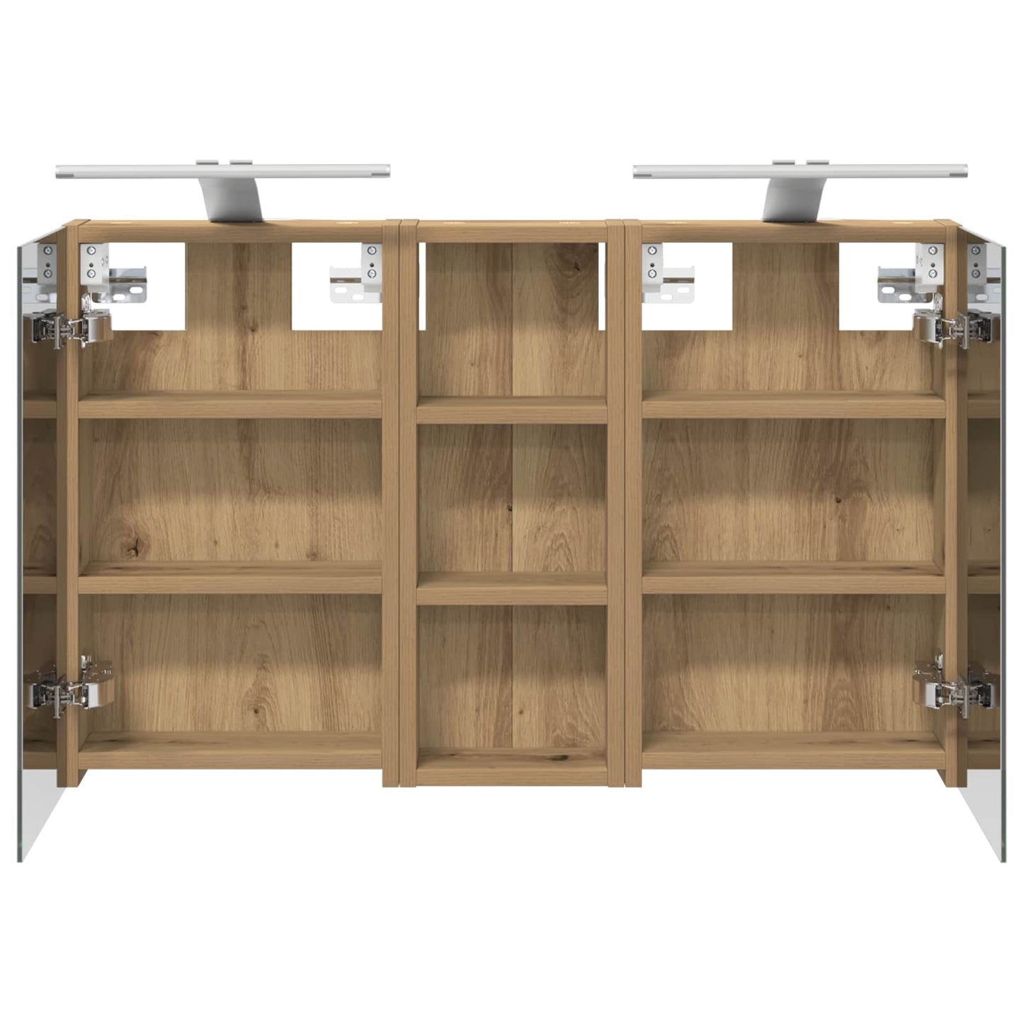 Set di Armadi da Bagno con lo scaffale 3 pcs 80 x 10,5 x 50 cm | homemem39