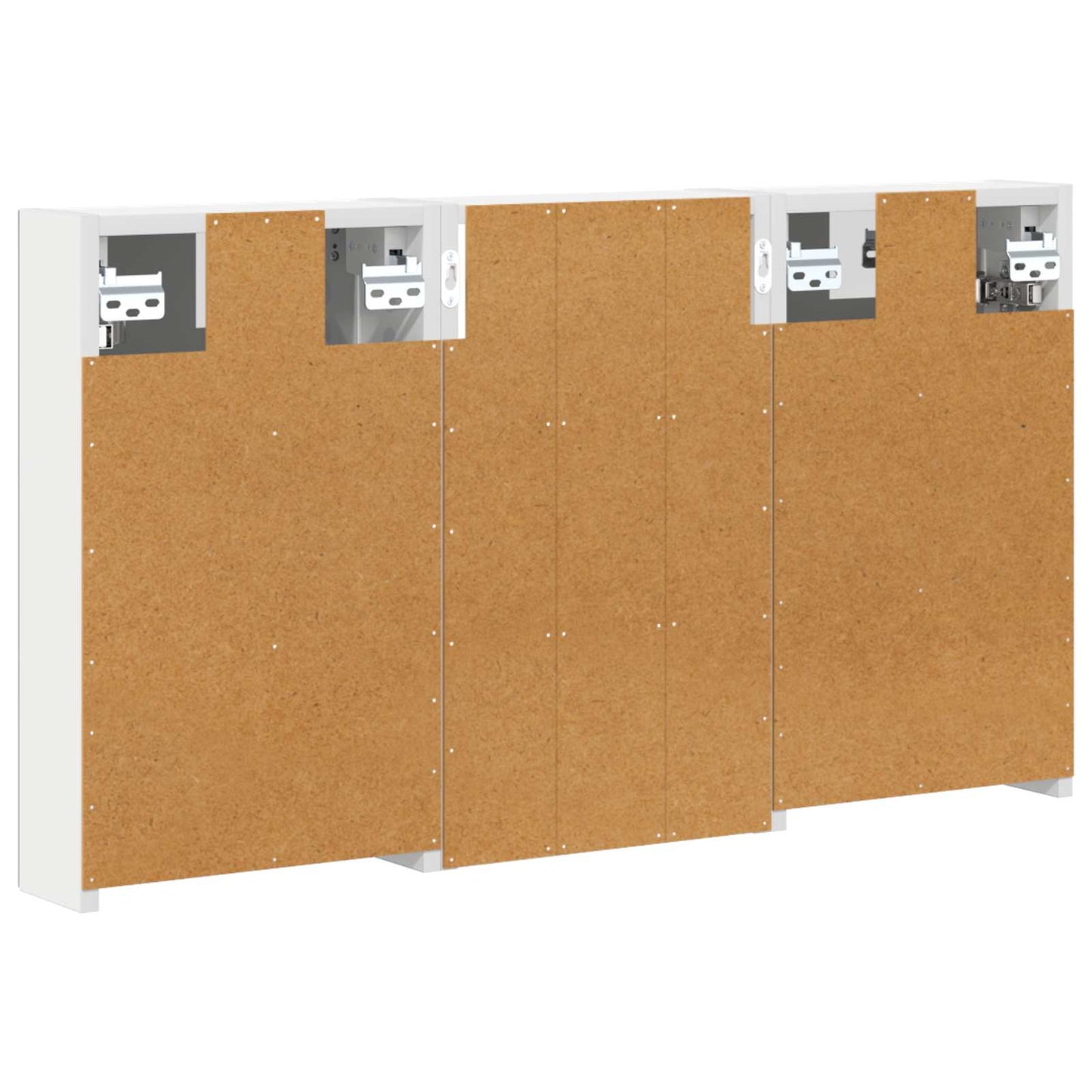 Set di Armadi da Bagno con lo scaffale 3 pcs 90 x 10,5 x 50 cm | homemem39