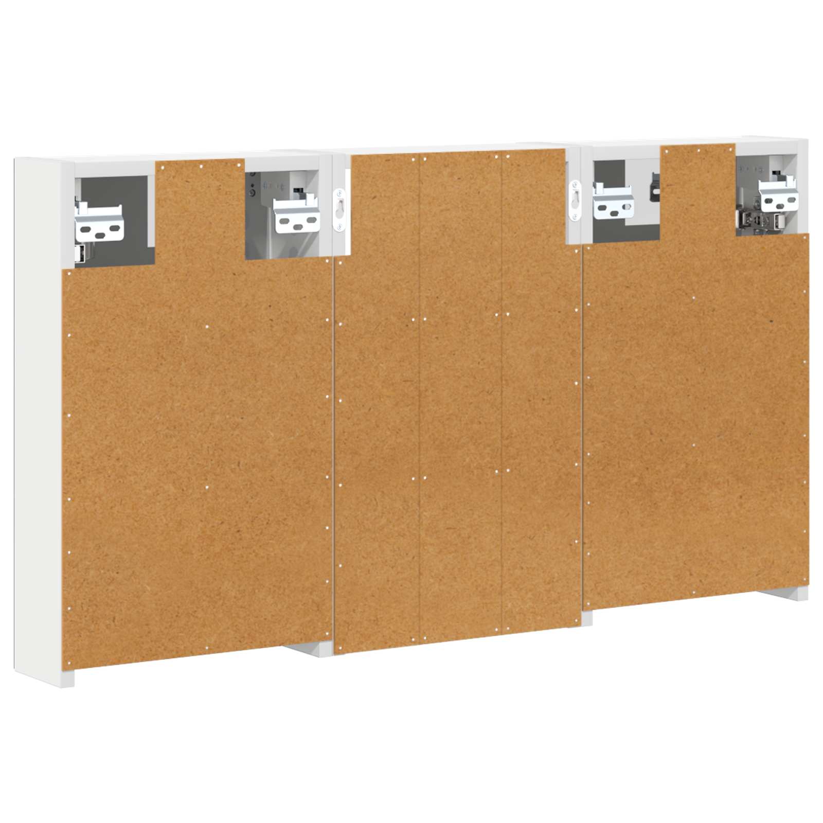 Set di Armadi da Bagno con lo scaffale 3 pcs 90 x 10,5 x 50 cm | homemem39
