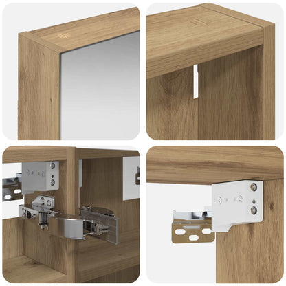 Set di Armadi da Bagno con lo scaffale 3 pcs 90 x 10,5 x 50 cm | homemem39