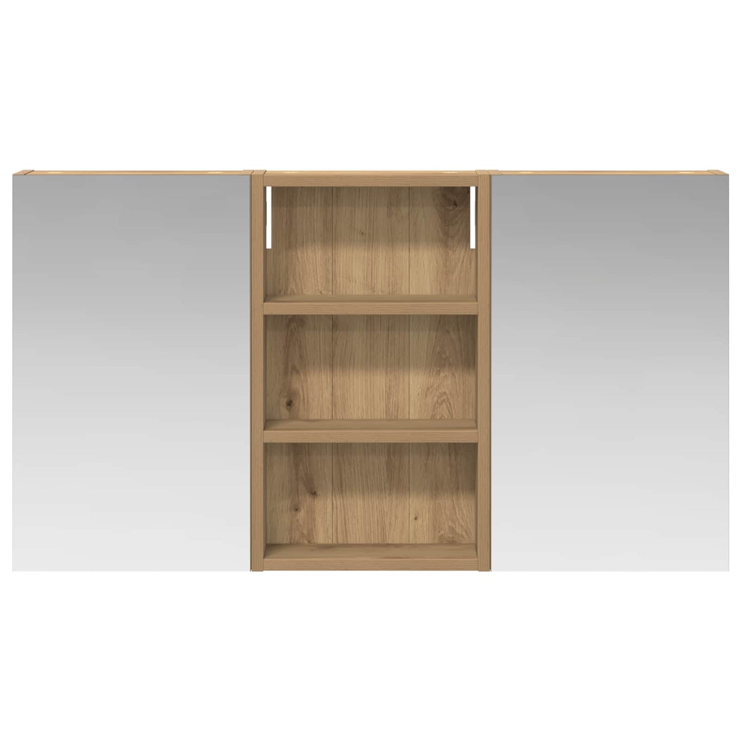 Set di Armadi da Bagno con lo scaffale 3 pcs 90 x 10,5 x 50 cm | homemem39