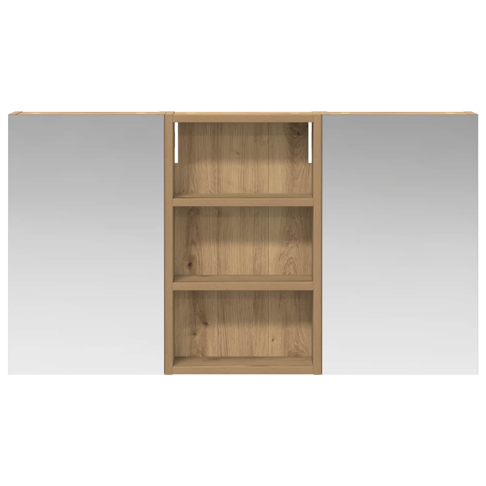 Set di Armadi da Bagno con lo scaffale 3 pcs 90 x 10,5 x 50 cm | homemem39