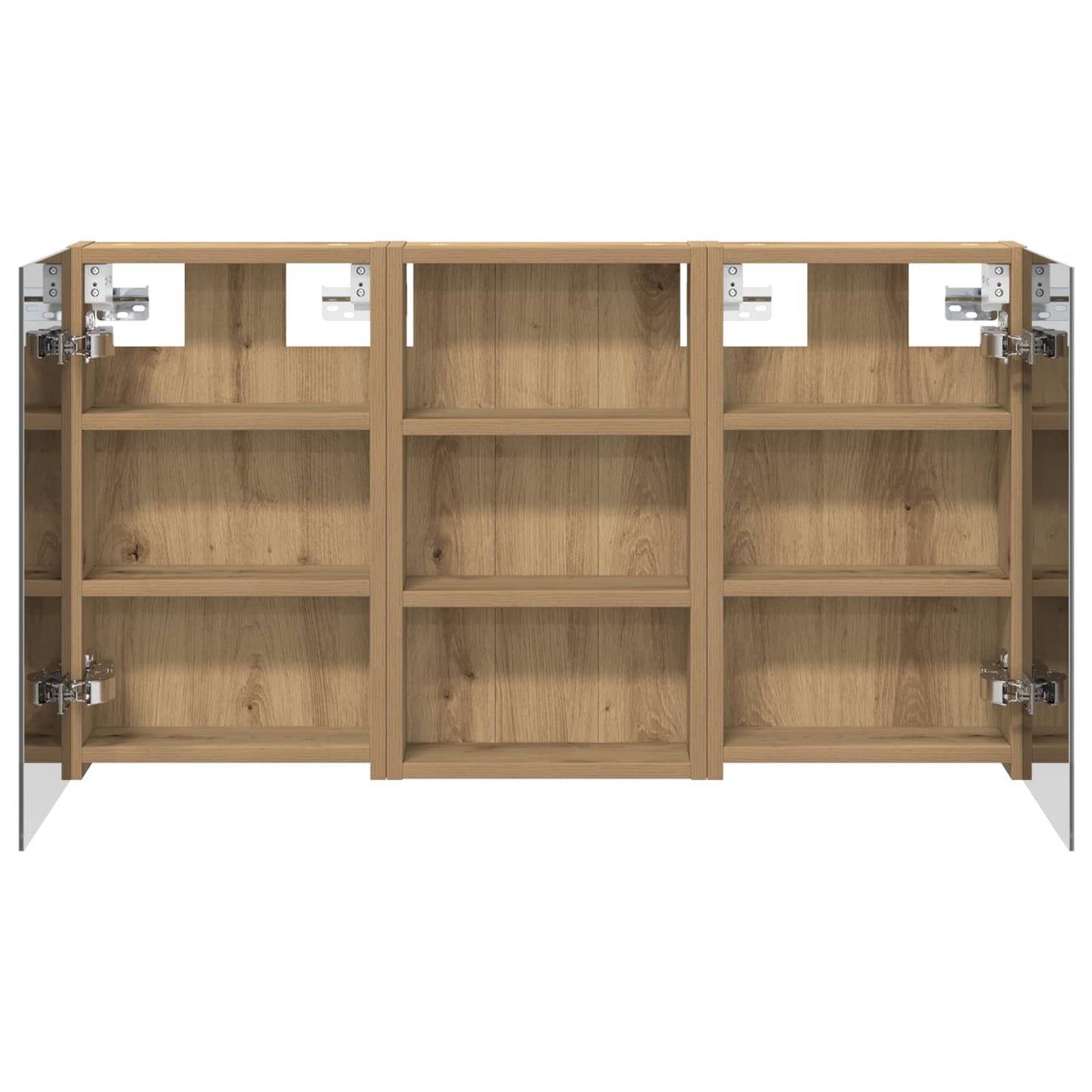 Set di Armadi da Bagno con lo scaffale 3 pcs 90 x 10,5 x 50 cm | homemem39