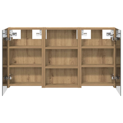 Set di Armadi da Bagno con lo scaffale 3 pcs 90 x 10,5 x 50 cm | homemem39