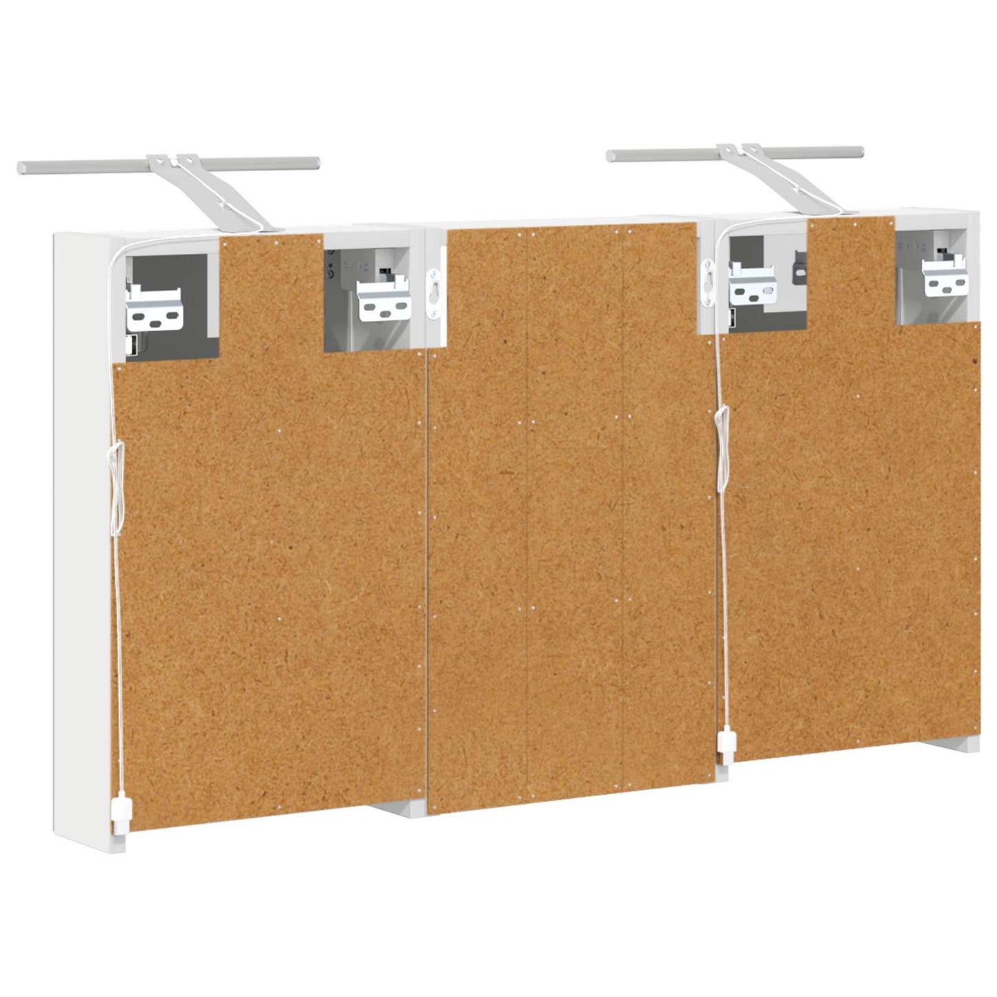 Set di Armadi da Bagno con lo scaffale 3 pcs 90 x 10,5 x 50 cm | homemem39