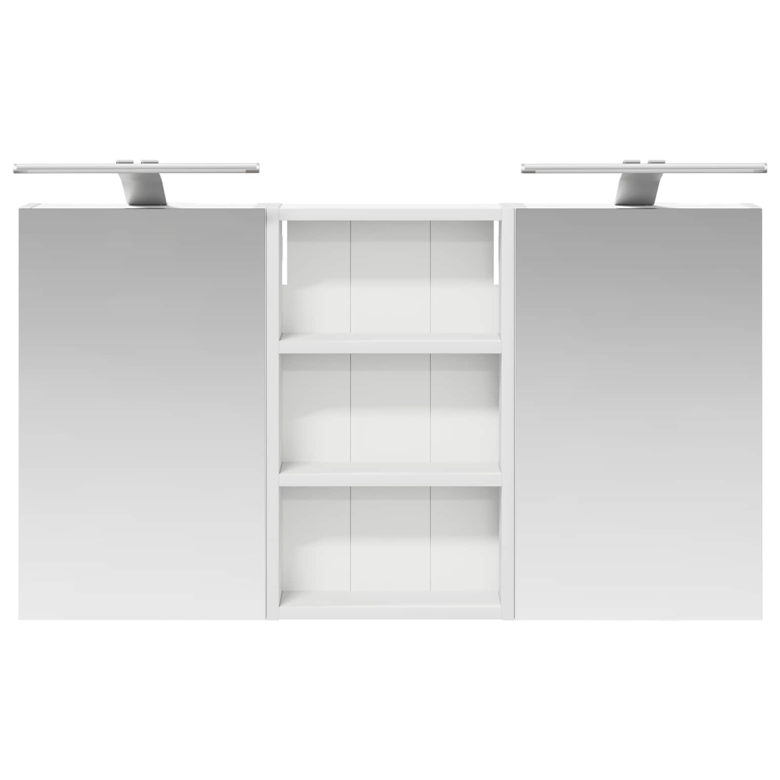 Set di Armadi da Bagno con lo scaffale 3 pcs 90 x 10,5 x 50 cm | homemem39