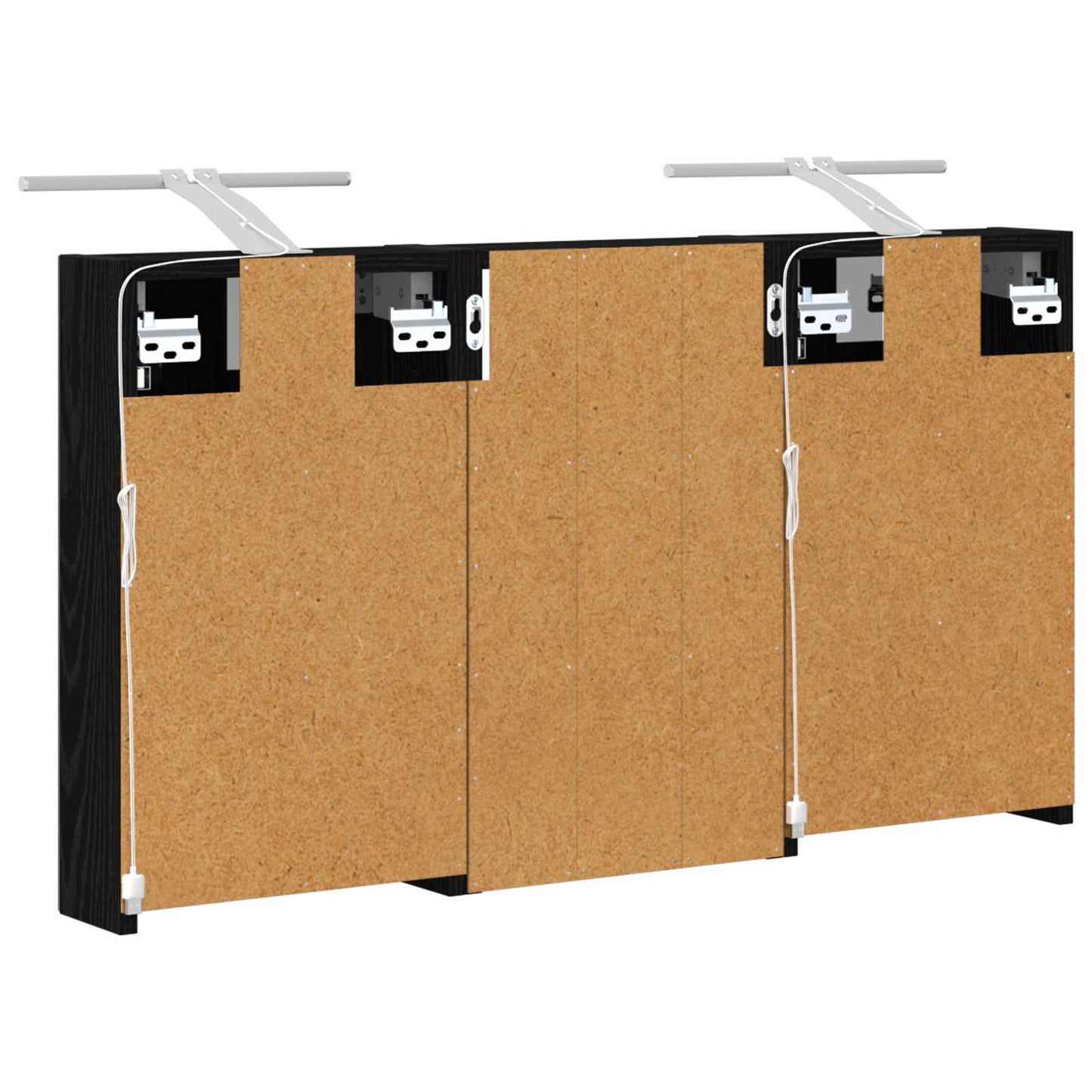 Set di Armadi da Bagno con lo scaffale 3 pcs 90 x 10,5 x 50 cm | homemem39