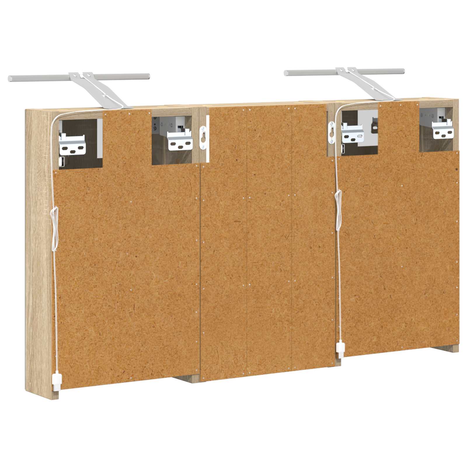 Set di Armadi da Bagno con lo scaffale 3 pcs 90 x 10,5 x 50 cm | homemem39