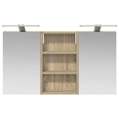 Set di Armadi da Bagno con lo scaffale 3 pcs 90 x 10,5 x 50 cm | homemem39