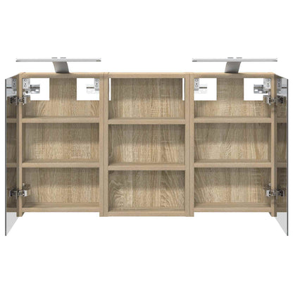 Set di Armadi da Bagno con lo scaffale 3 pcs 90 x 10,5 x 50 cm | homemem39