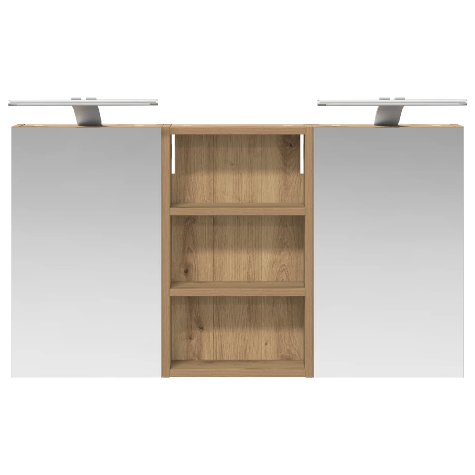 Set di Armadi da Bagno con lo scaffale 3 pcs 90 x 10,5 x 50 cm | homemem39