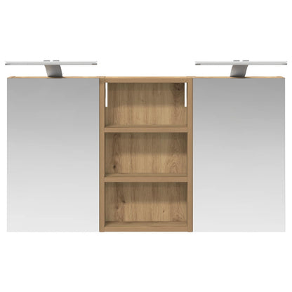 Set di Armadi da Bagno con lo scaffale 3 pcs 90 x 10,5 x 50 cm | homemem39