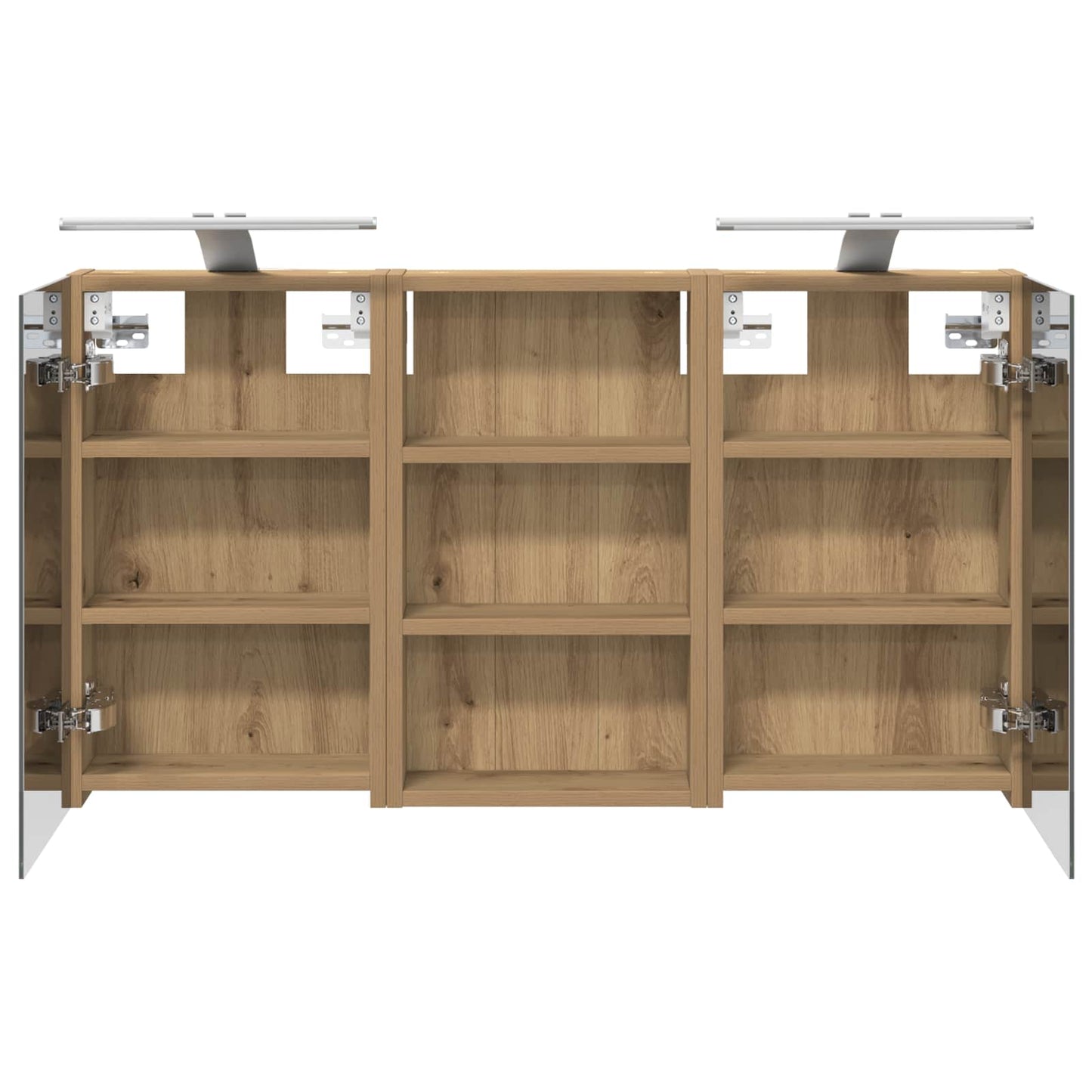 Set di Armadi da Bagno con lo scaffale 3 pcs 90 x 10,5 x 50 cm | homemem39