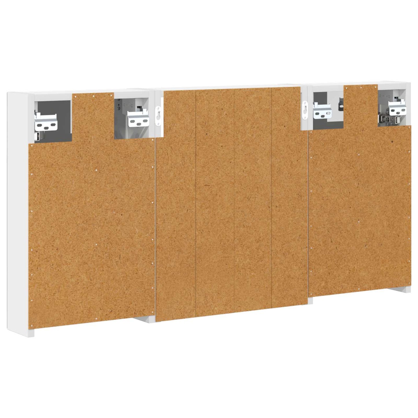 Set di Armadi da Bagno con lo scaffale 3 pcs 100 x 10,5 x 50 cm | homemem39
