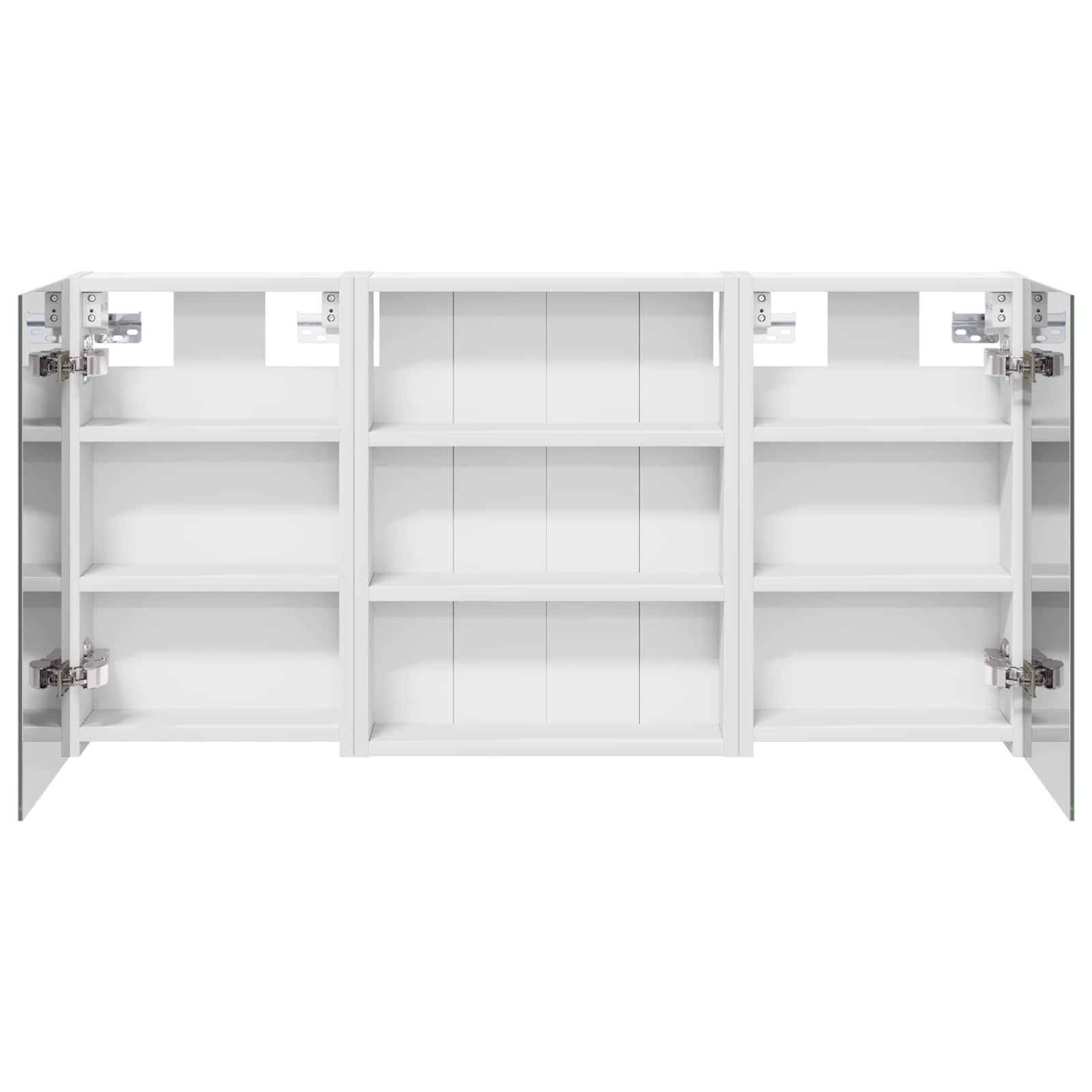 Set di Armadi da Bagno con lo scaffale 3 pcs 100 x 10,5 x 50 cm | homemem39