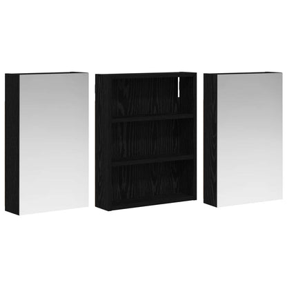 Set di Armadi da Bagno con lo scaffale 3 pcs 100 x 10,5 x 50 cm | homemem39