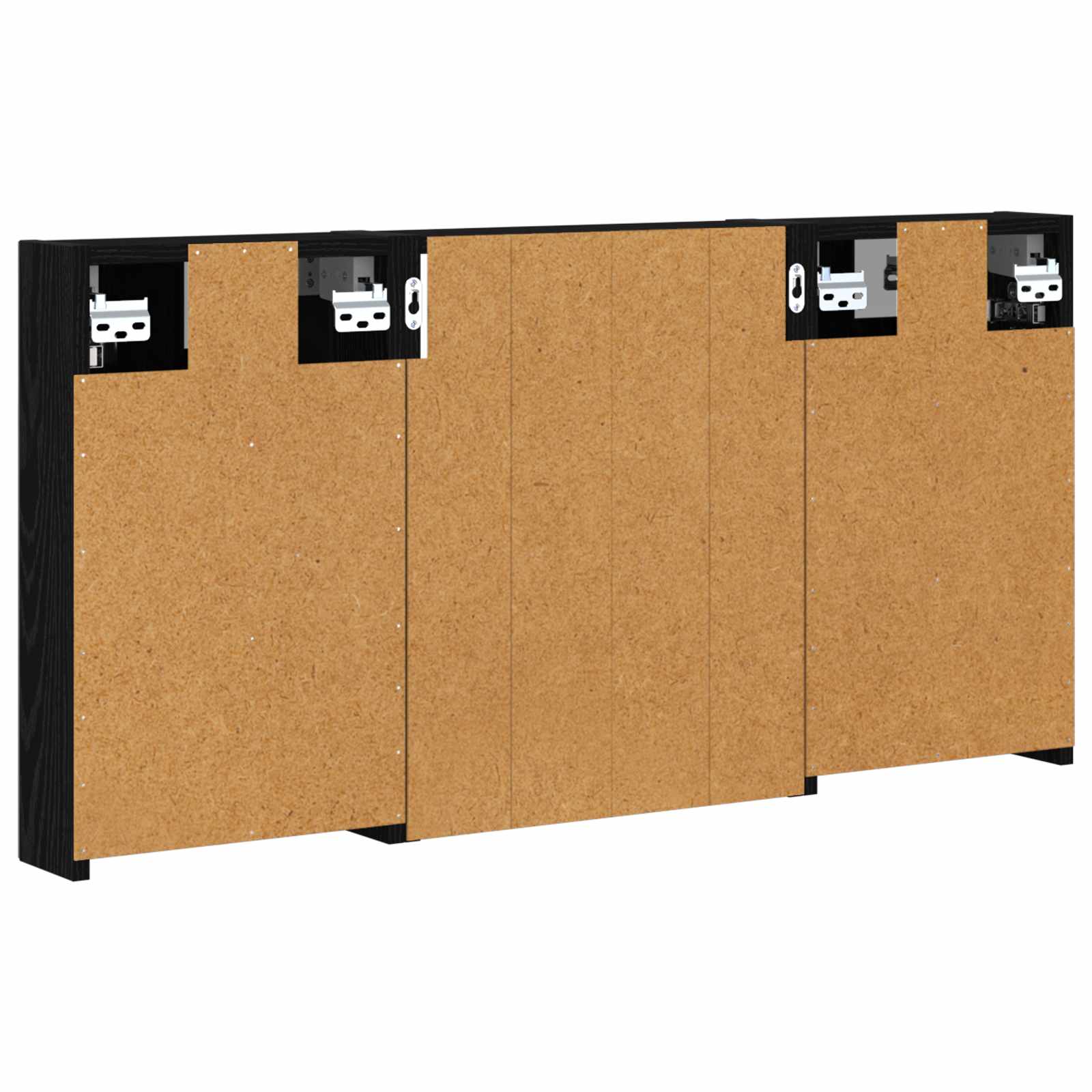 Set di Armadi da Bagno con lo scaffale 3 pcs 100 x 10,5 x 50 cm | homemem39
