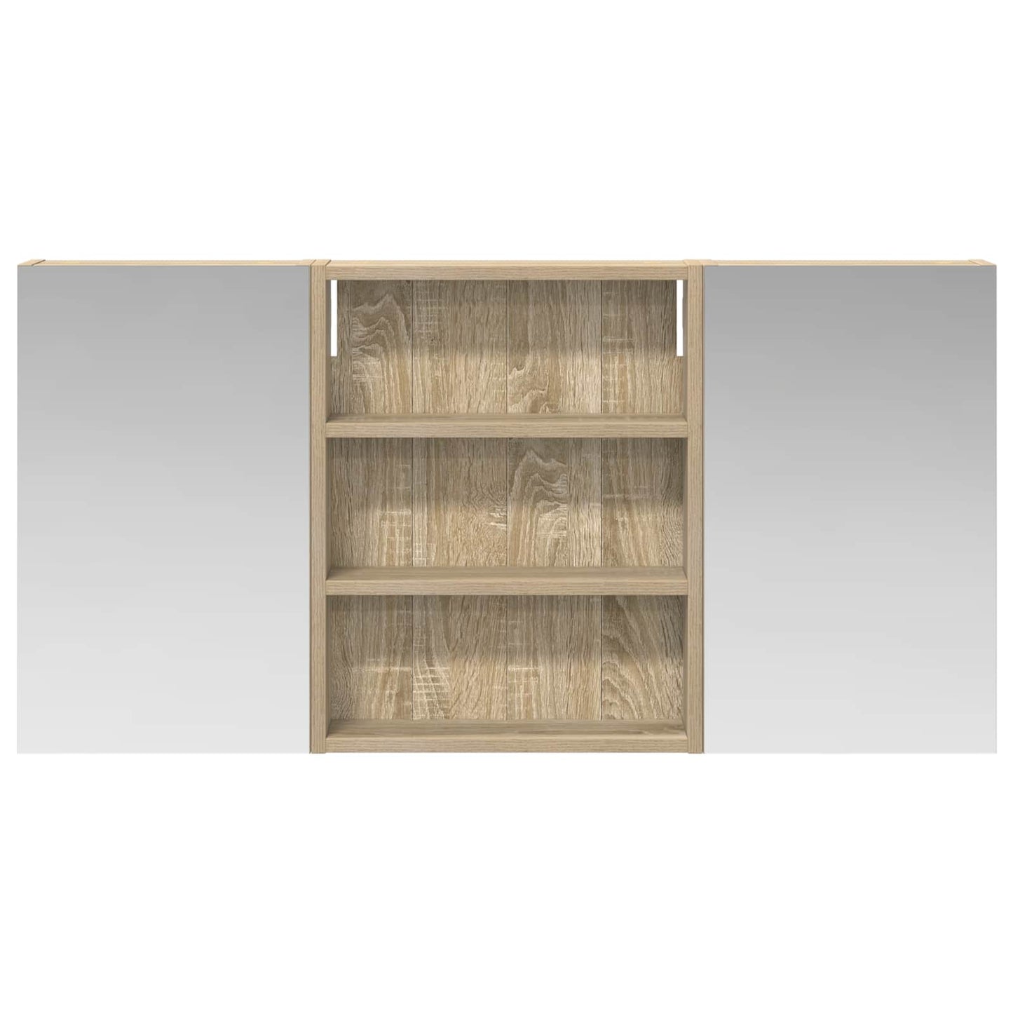 Set di Armadi da Bagno con lo scaffale 3 pcs 100 x 10,5 x 50 cm | homemem39