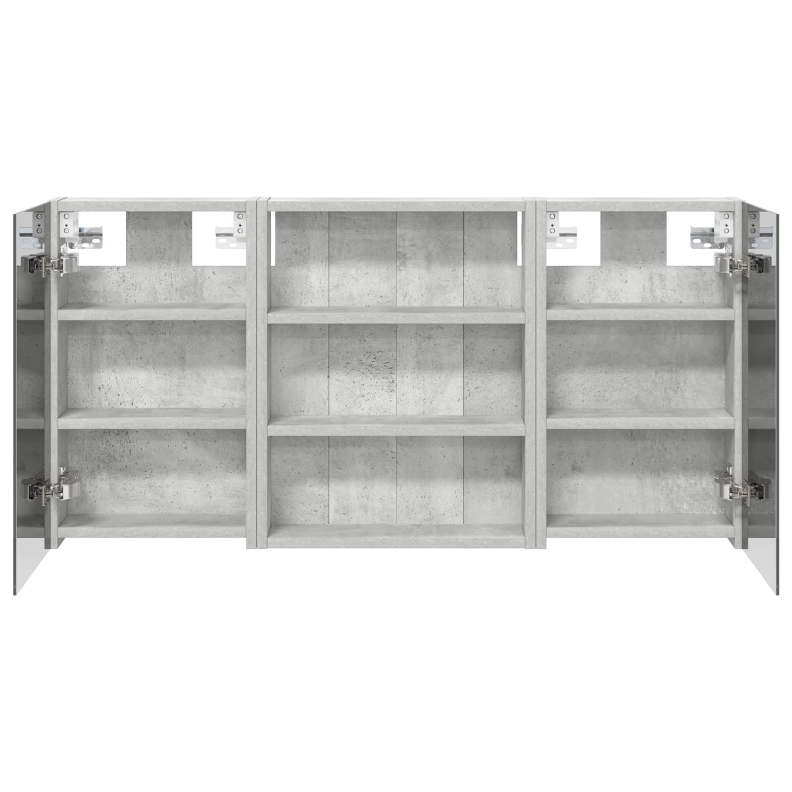 Set di Armadi da Bagno con lo scaffale 3 pcs 100 x 10,5 x 50 cm | homemem39
