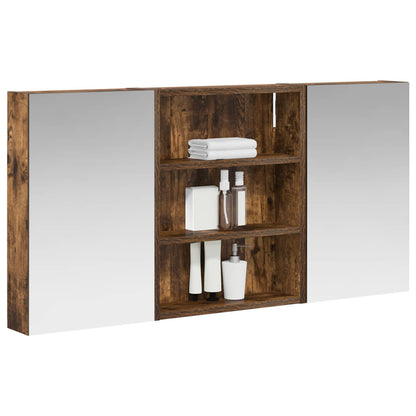 Set di Armadi da Bagno con lo scaffale 3 pcs 100 x 10,5 x 50 cm | homemem39