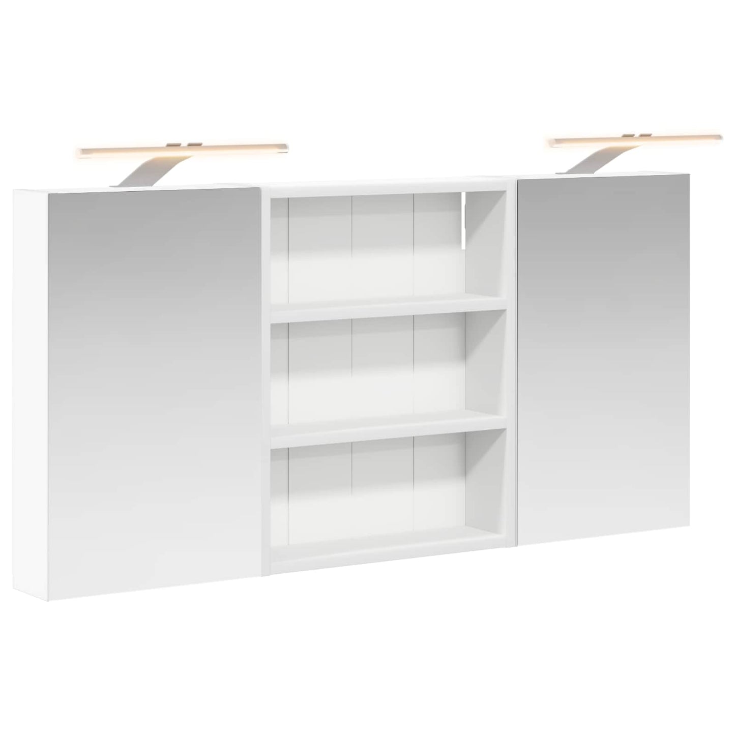 Set di Armadi da Bagno con lo scaffale 3 pcs 100 x 10,5 x 50 cm | homemem39
