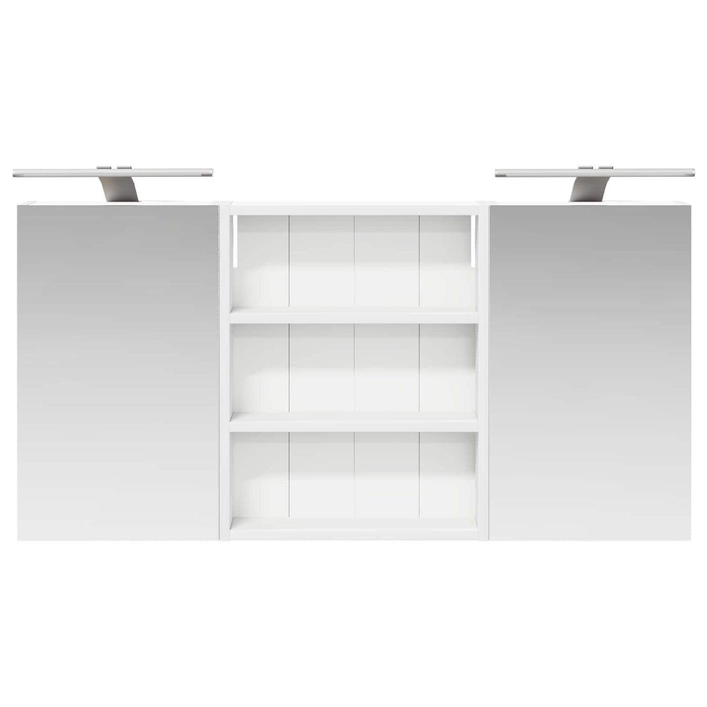 Set di Armadi da Bagno con lo scaffale 3 pcs 100 x 10,5 x 50 cm | homemem39