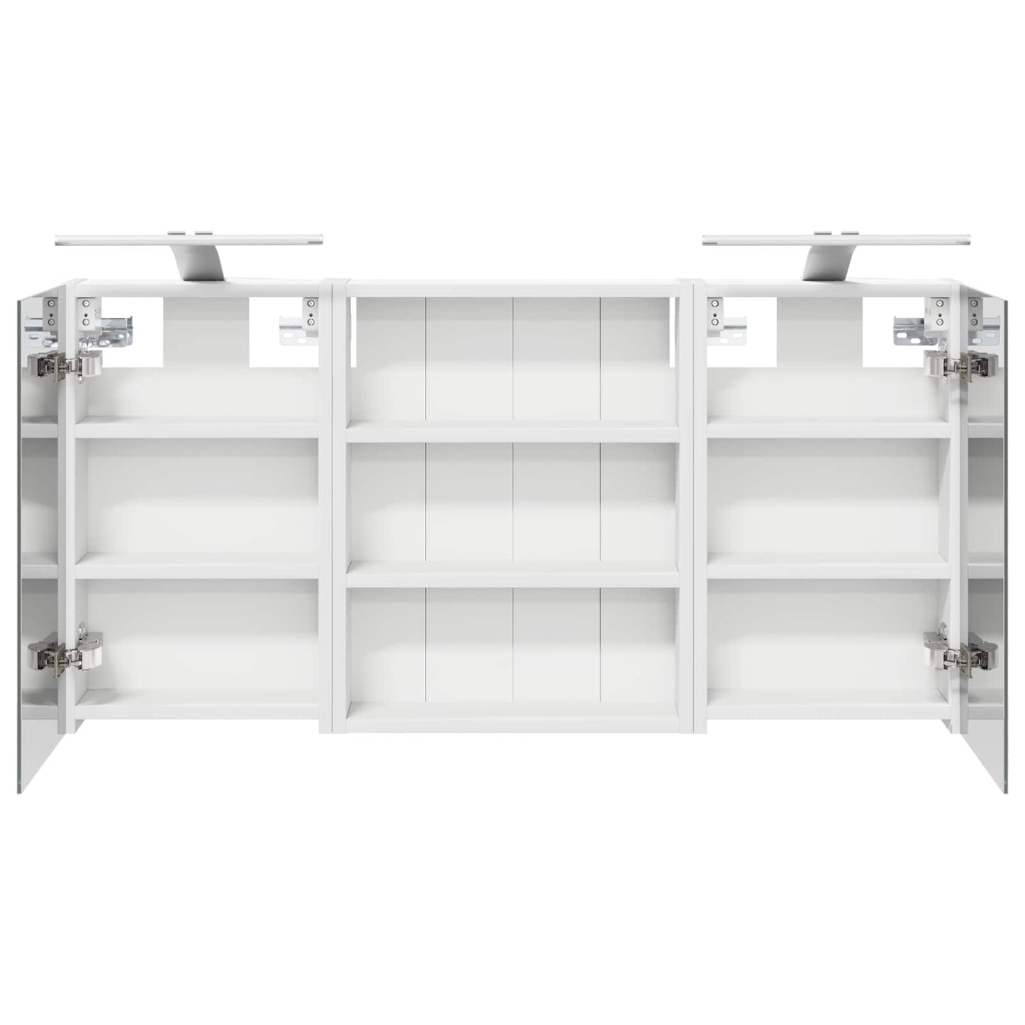 Set di Armadi da Bagno con lo scaffale 3 pcs 100 x 10,5 x 50 cm | homemem39