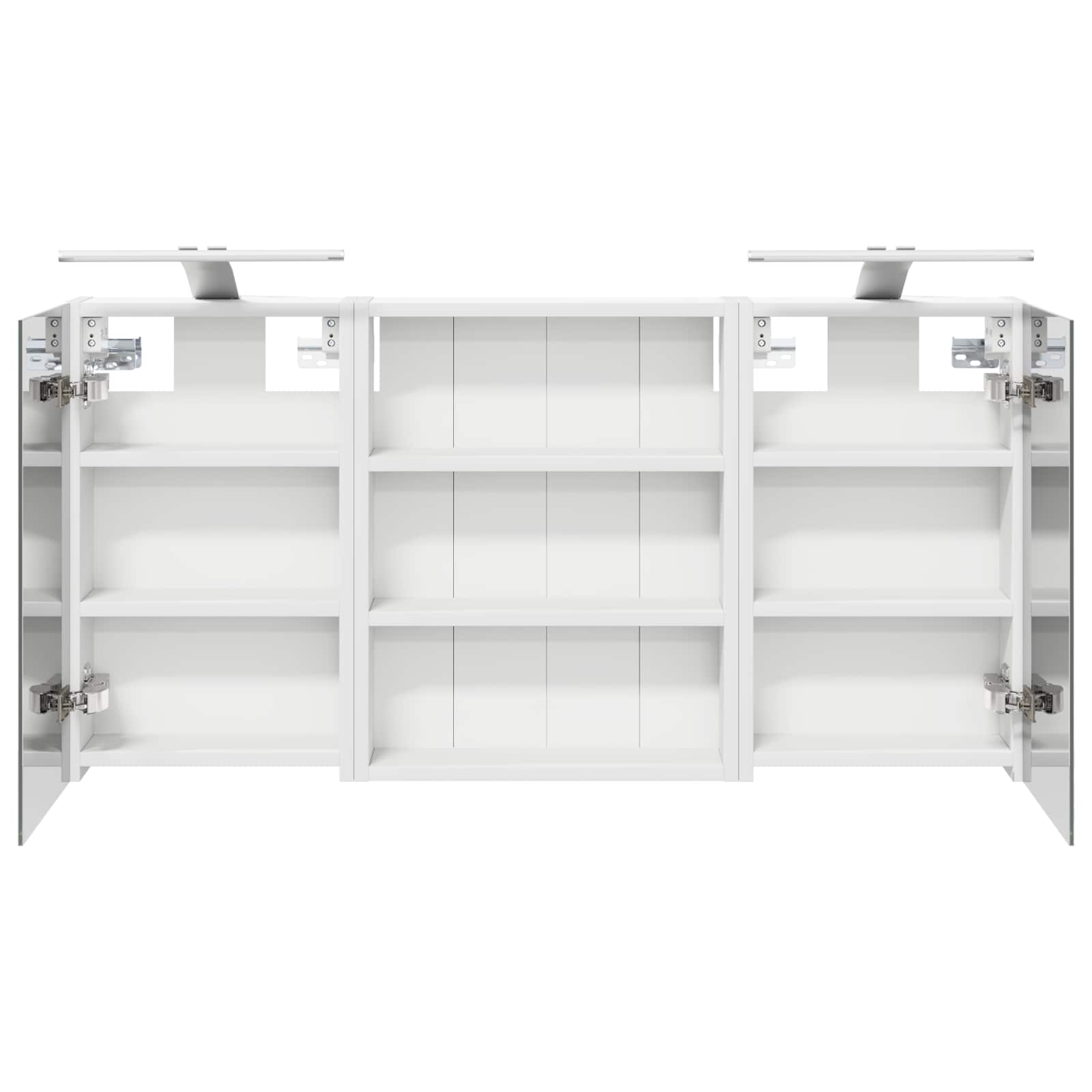 Set di Armadi da Bagno con lo scaffale 3 pcs 100 x 10,5 x 50 cm | homemem39
