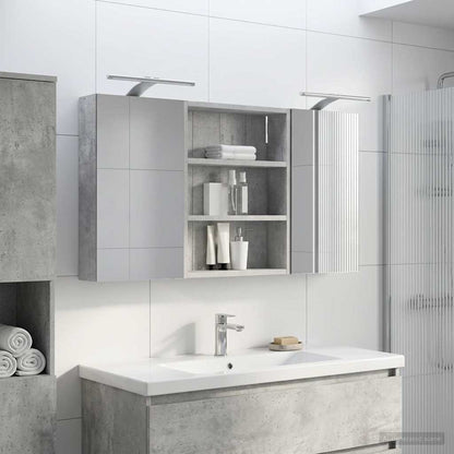 Set di Armadi da Bagno con lo scaffale 3 pcs 100 x 10,5 x 50 cm | homemem39