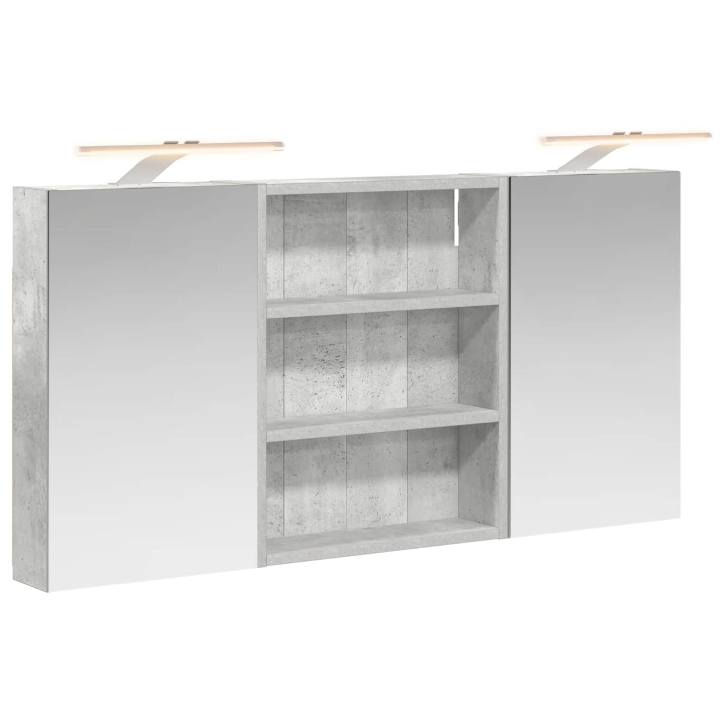 Set di Armadi da Bagno con lo scaffale 3 pcs 100 x 10,5 x 50 cm | homemem39