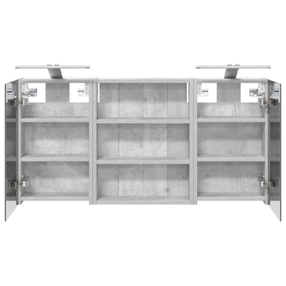 Set di Armadi da Bagno con lo scaffale 3 pcs 100 x 10,5 x 50 cm | homemem39