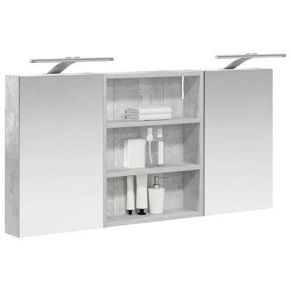Set di Armadi da Bagno con lo scaffale 3 pcs 100 x 10,5 x 50 cm