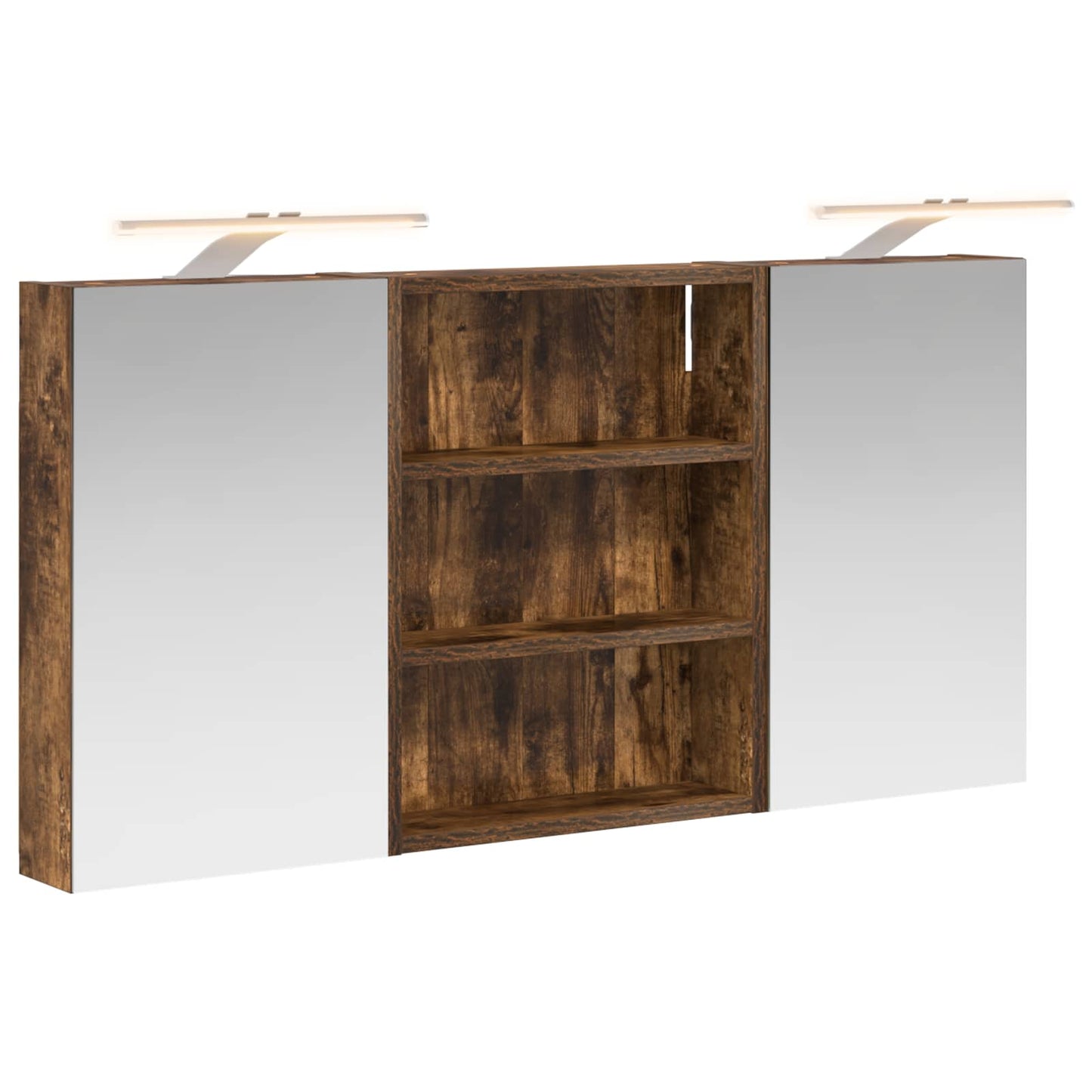 Set di Armadi da Bagno con lo scaffale 3 pcs 100 x 10,5 x 50 cm | homemem39