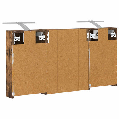 Set di Armadi da Bagno con lo scaffale 3 pcs 100 x 10,5 x 50 cm | homemem39