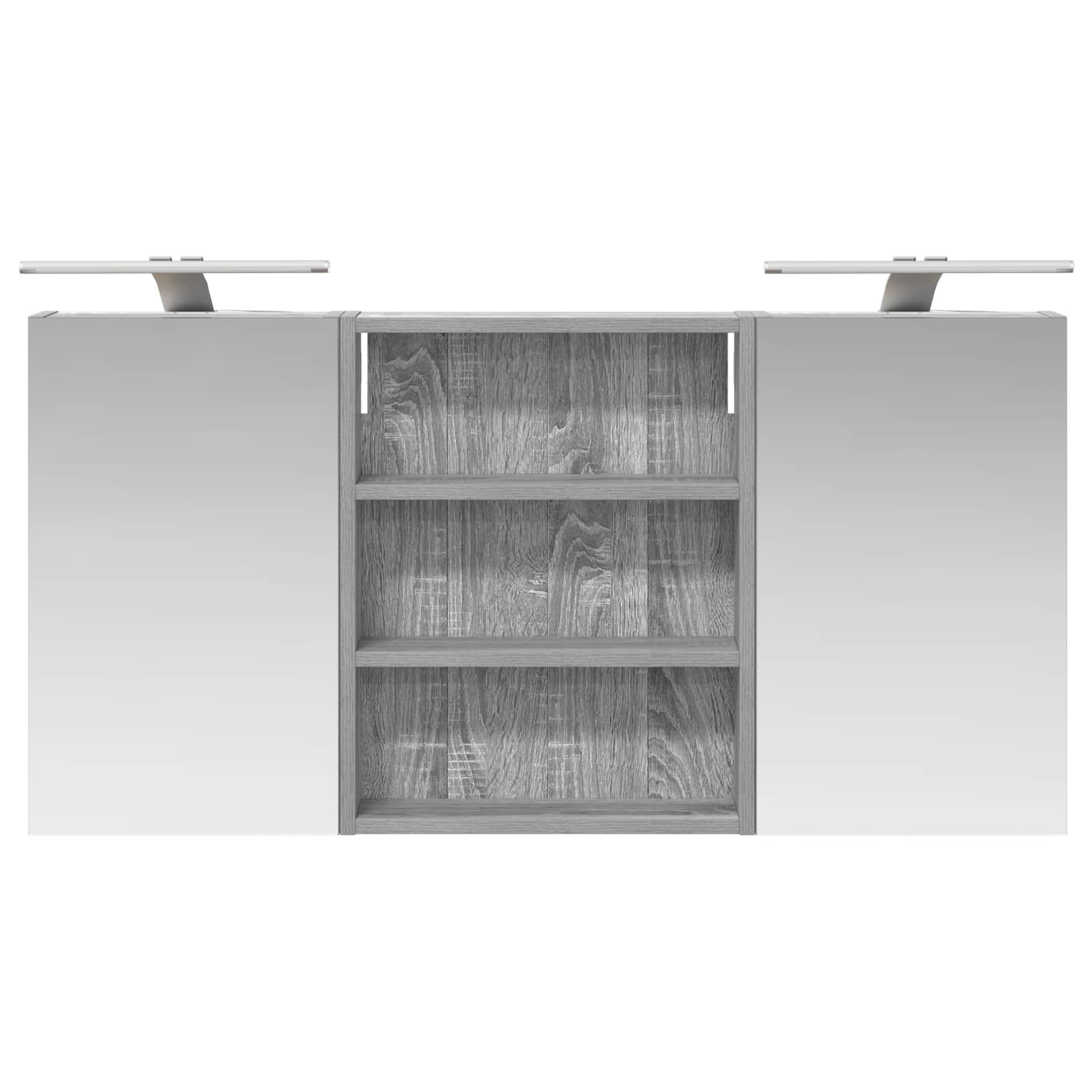 Set di Armadi da Bagno con lo scaffale 3 pcs 100 x 10,5 x 50 cm | homemem39