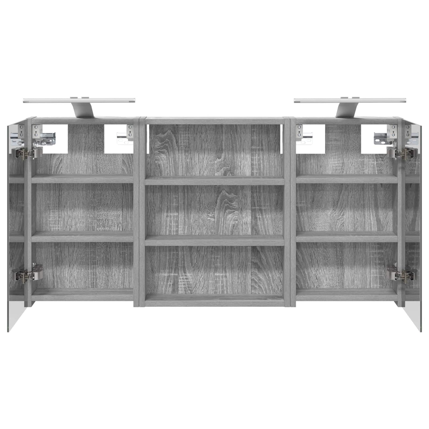 Set di Armadi da Bagno con lo scaffale 3 pcs 100 x 10,5 x 50 cm | homemem39