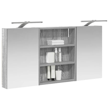 Set di Armadi da Bagno con lo scaffale 3 pcs 100 x 10,5 x 50 cm | homemem39