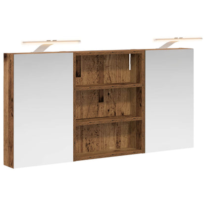 Set di Armadi da Bagno con lo scaffale 3 pcs 100 x 10,5 x 50 cm
