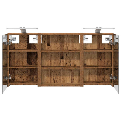 Set di Armadi da Bagno con lo scaffale 3 pcs 100 x 10,5 x 50 cm | homemem39