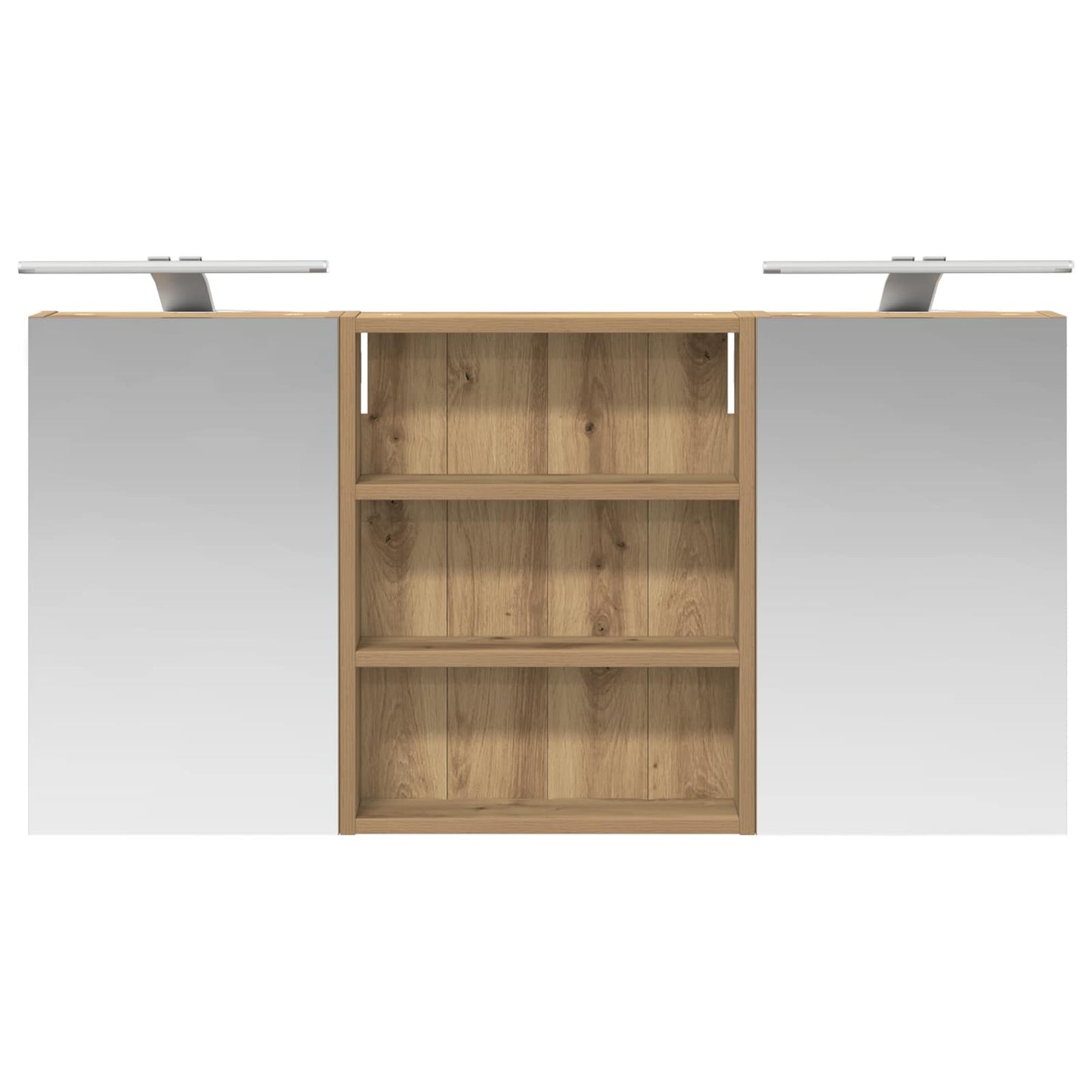 Set di Armadi da Bagno con lo scaffale 3 pcs 100 x 10,5 x 50 cm | homemem39