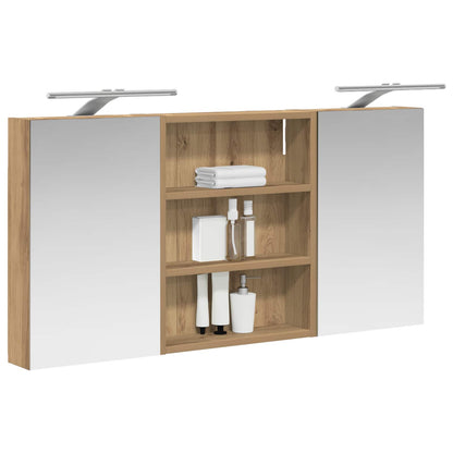 Set di Armadi da Bagno con lo scaffale 3 pcs 100 x 10,5 x 50 cm | homemem39