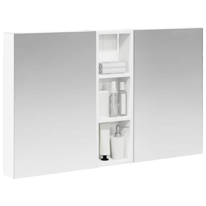 Set di Armadi da Bagno con porta 3 pcs 100 x 10,5 x 60,5 cm | homemem39