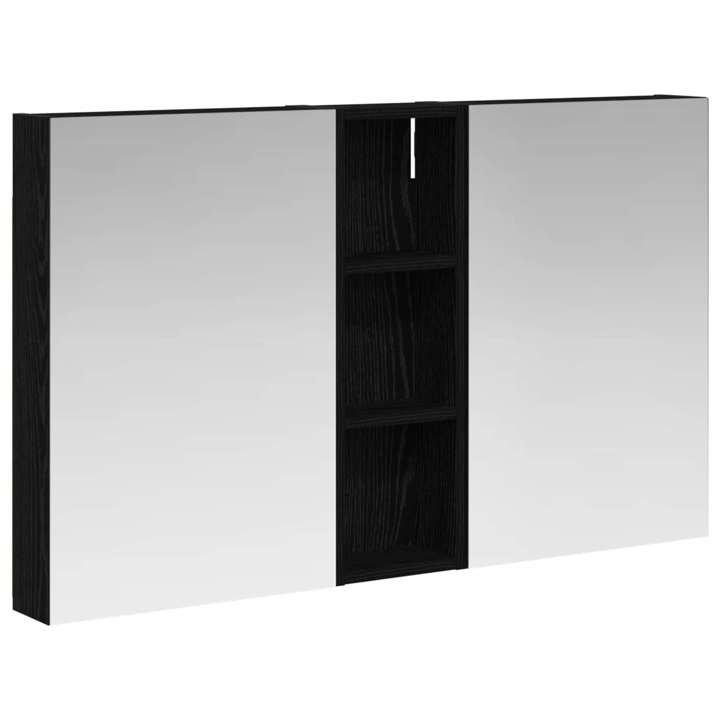 Set di Armadi da Bagno con porta 3 pcs 100 x 10,5 x 60,5 cm