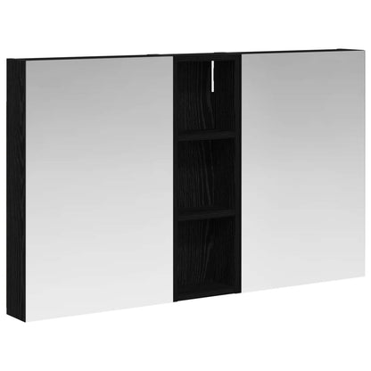 Set di Armadi da Bagno con porta 3 pcs 100 x 10,5 x 60,5 cm