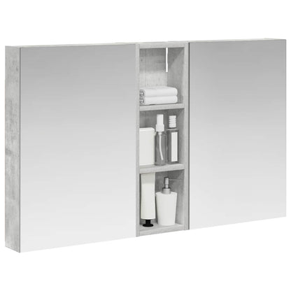 Set di Armadi da Bagno con porta 3 pcs 100 x 10,5 x 60,5 cm | homemem39
